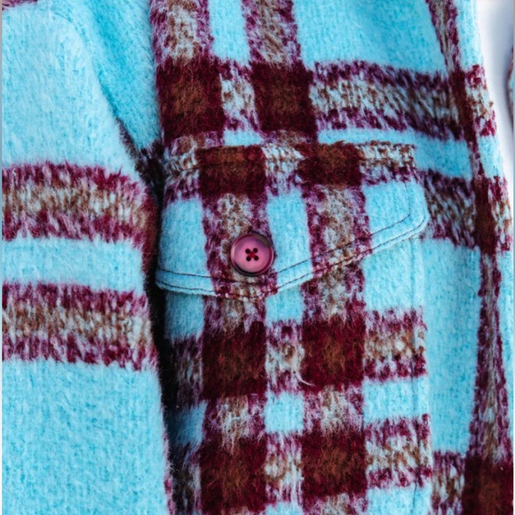 VICI COLLECTION, “Always Amazing” Pocketed Plaid Women’s Coat. NWT, Size Medium. - Picture 3 of 3